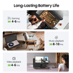 apolosign packgo 27-Inch Portable Entertainment System, Compact Suitcase Design Smart TV, Android OS, Bluetooth 3D Speakers, Built-in Battery 6H, Briefcase Screen Perfect for Travel & Parties (Gray)