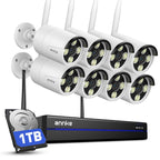 ANNKE 16CH Wireless WiFi Security Camera System Outdoor with 2-Way Audio