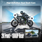 7" Waterproof Motorcycle GPS Navigation, CarPlay & Android Auto