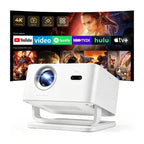 Portable Smart Projector 4K Support【Compatible with Google TV & 10k+Apps】