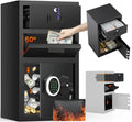 23.6''H Deposit Drop Safe with Drop Slot, Money Drop Safe for Business
