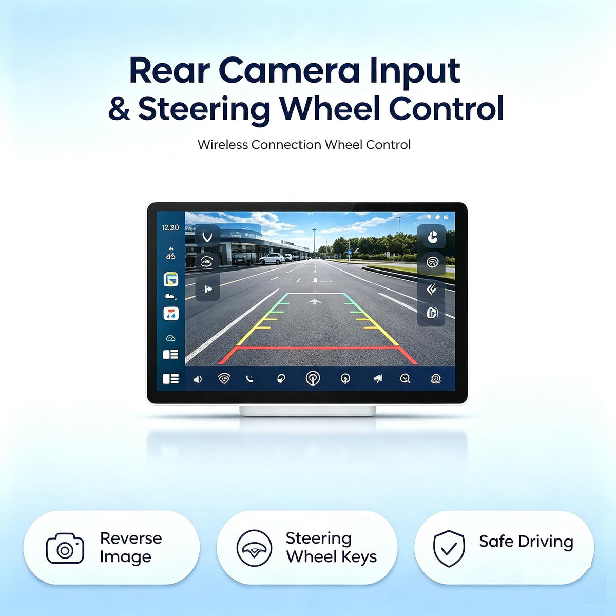 13 inch 2K Touch Screen Android Radio for 【Ford Ranger 2015-2020】 Car Stereo Replace GPS Navigation Upgrade Head Unit Video Multimedia Player Wireless Carplay