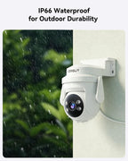 Wireless Security Camera System with 10" Monitor, 2X 5MP PTZ Camera