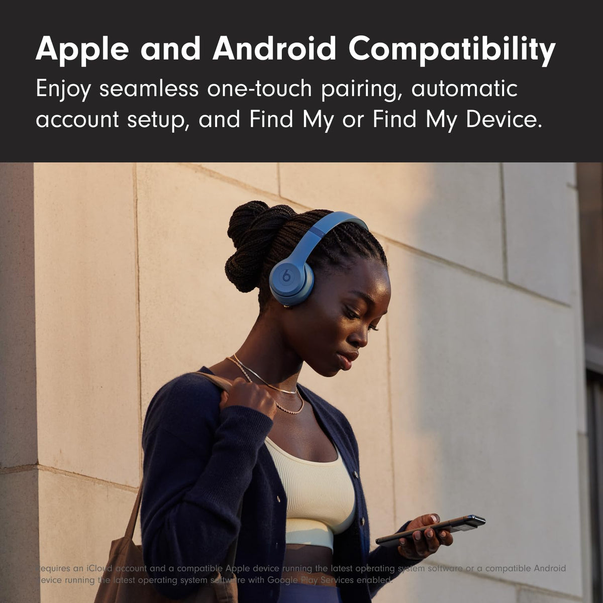 Beats Solo4 with AppleCare+ for Headphones (2 Years) - Slate Blue