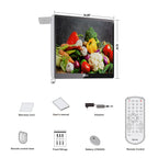 SYLVOX 15.6" Under-Cabinet TV, 12-Volt Kitchen TV, 90° Flip-Down Design