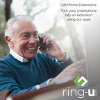 Ring-U Hello Hub Small Business PBX Phone System and Service VOIP 4-Phone Bundle (Hello Hub + 4 Executive Phones with WiFi + Bluetooth) ring-u Telephone Service Required.