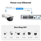 ONWOTE 16 Channel PoE Security System, 6K 12MP NVR, 16x 4K 8MP IP Cameras