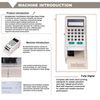 Electronic Check Writer Machine, 16-Digit Check Printing Machine, Business Checkwriter for Office Accounting, Amount Printer for Checks