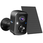 Hiseeu Solar Camera Security Outdoor, 4 Pack 100% Wireless 4MP WiFi Cameras