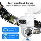 Onforu 360° Dual-Lens Security Floodlight Camera, Auto Tracking, 4MP