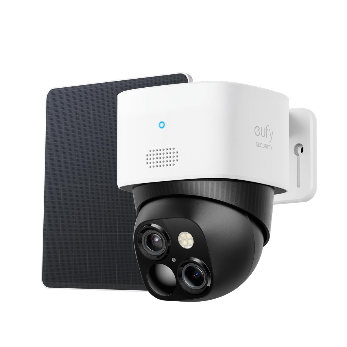eufy Security SoloCam S340 (microSD Storage), 3K Dual-Lens Solar Camera