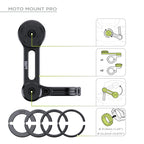 SP CONNECT Moto Bundle II AVM Xtreme | SPC+ |Compatible with iPhone 17 Pro/18 Pro | Phone Mount for Motorcycle | Motorcycle Phone Holder | Handlebars