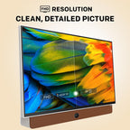 Skyworth 24-Inch Portable Smart TV with Protective Case, Battery Powered Outdoor TV, 1080P FHD, Google TV, HDR10, Dolby Audio, Chromecast, Ideal for Soccer, Sports, Football Game Day Bundle