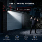 MUBVIEW Dual-Lens Solar Security Camera, 4K Pan Tilt Wireless Outdoor Cam