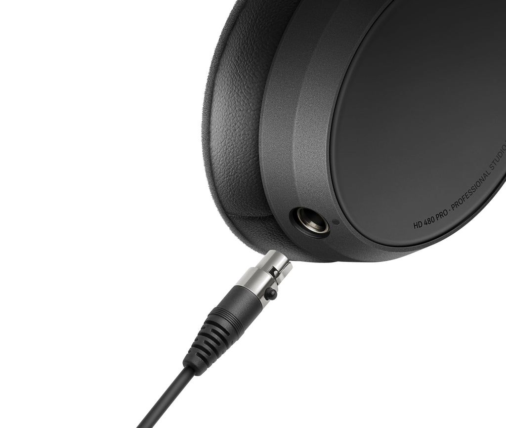 HD 480 PRO Professional Closed-Back Studio Headphones, Black