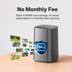 SEHMUA Security Cameras Wireless Outdoor Kit, No Monthly Fee, Local Storage