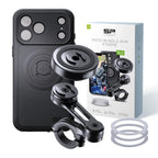 SP CONNECT Moto Bundle II AVM Xtreme | SPC+ |Compatible with iPhone 17 Pro/18 Pro | Phone Mount for Motorcycle | Motorcycle Phone Holder | Handlebars