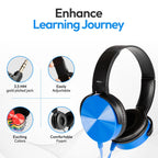 Classroom Headphones Bulk 24 Pack, Wired Assorted Student School Class Set