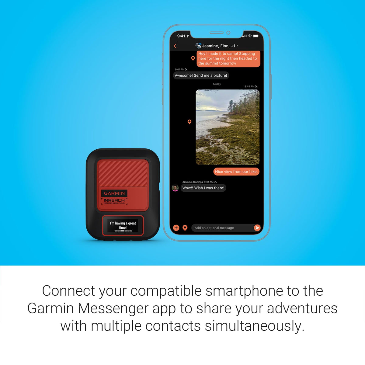 Garmin inReach® Messenger Plus, SOS Satellite Communicator