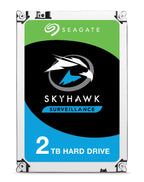 Seagate SkyHawk 2TB Surveillance Internal Hard Drive HDD – 3.5 Inch SATA 6Gb/s 64MB Cache for DVR NVR Security Camera System with Drive Health Management (ST2000VX008)