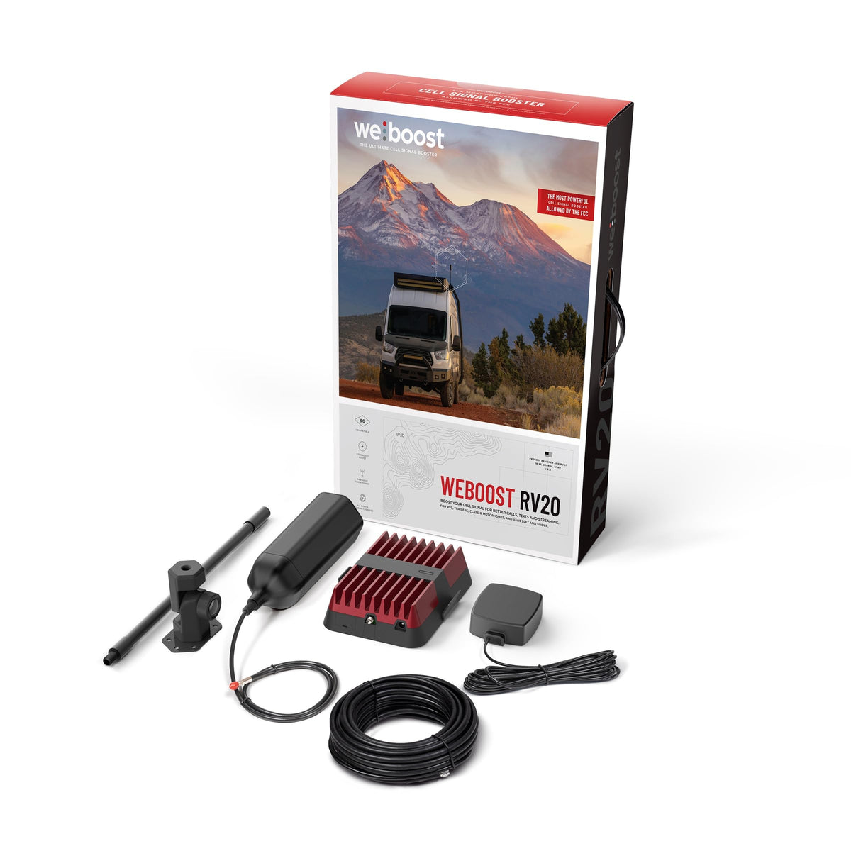 weBoost RV20 Cell Signal Booster Kit for RVs up to 20 ft