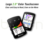 Bryton Rider 650 Sensor Bundle 2.8 Inch Color LCD Touchscreen GPS Bike/Cycling Computer, Preloaded USA Map, Compatible with Bike Radar, 33hrs Long Battery Life, Navigation Waterproof