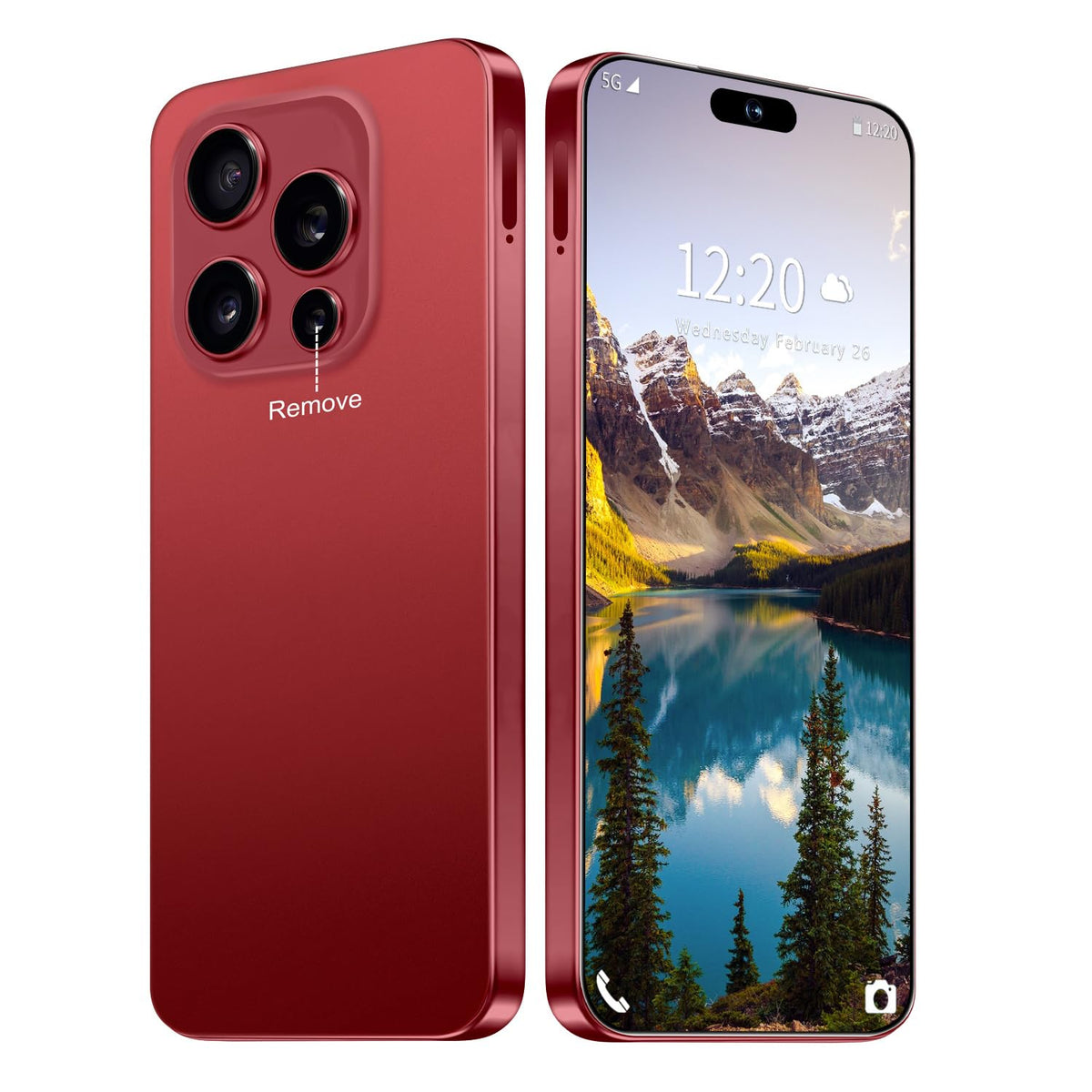 I16 Ultra 16GB+1TB 6.99" HD Screen Smartphone Unlocked Cell Phone,Battery 7000mAh Unlocked The Phone, Android 14 Fingerprint Button Unlock/Photos/Face ID/Dual SIM/5G/GPS (Green)