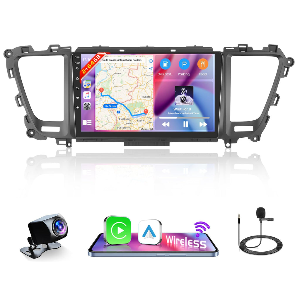 4+128G 9" Incell Touch Screen Car Radio for Kia Carnival Sedona 2015-2020