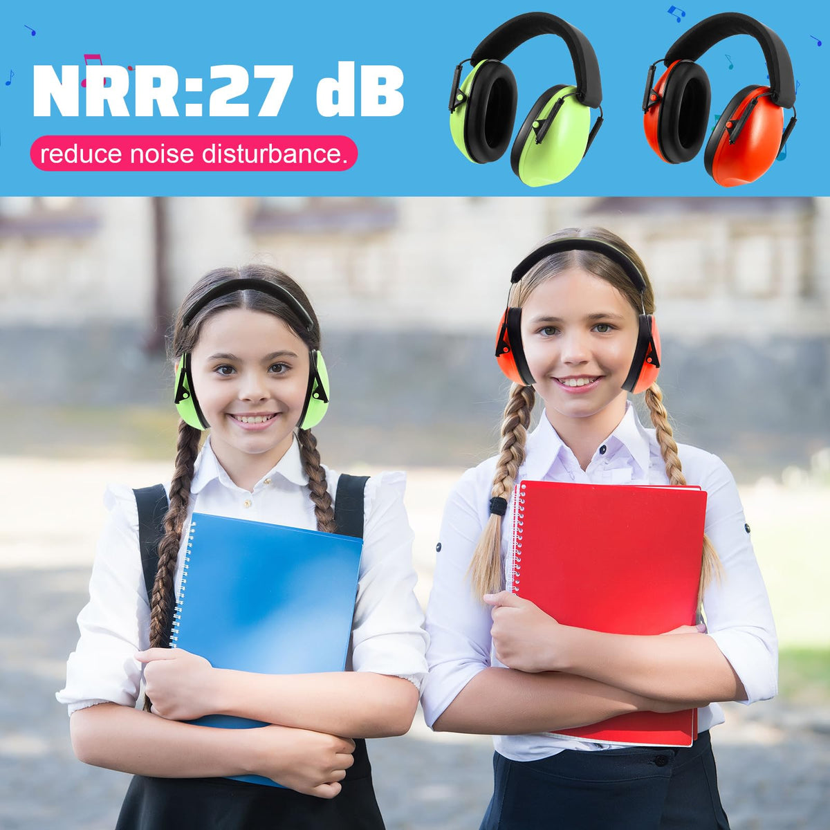36 Pcs Kids Ear Protection Noise Cancelling Headphones, 8 Colors