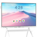 Interactive Smart Board for Classroom, 55” 8+128 GB Electronic Digital Whiteboard Built-in Google EDLA-Certified Android 14 OS - 4K Touchscreen Smartboard for Home Office School Studio Display