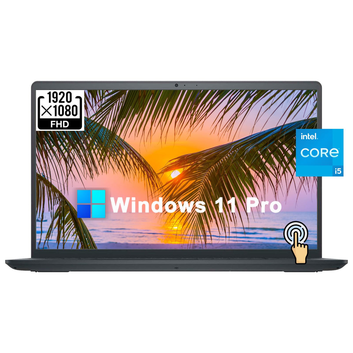 DELL Inspiron 15 3530 Business Laptop, 15.6" FHD Touchscreen, Intel Core i5-1334U, 16GB RAM, 1TB SSD, Lifetime Microsoft Office 2024, Webcam, HDMI, Wi-Fi 6, Windows 11 Pro, Black