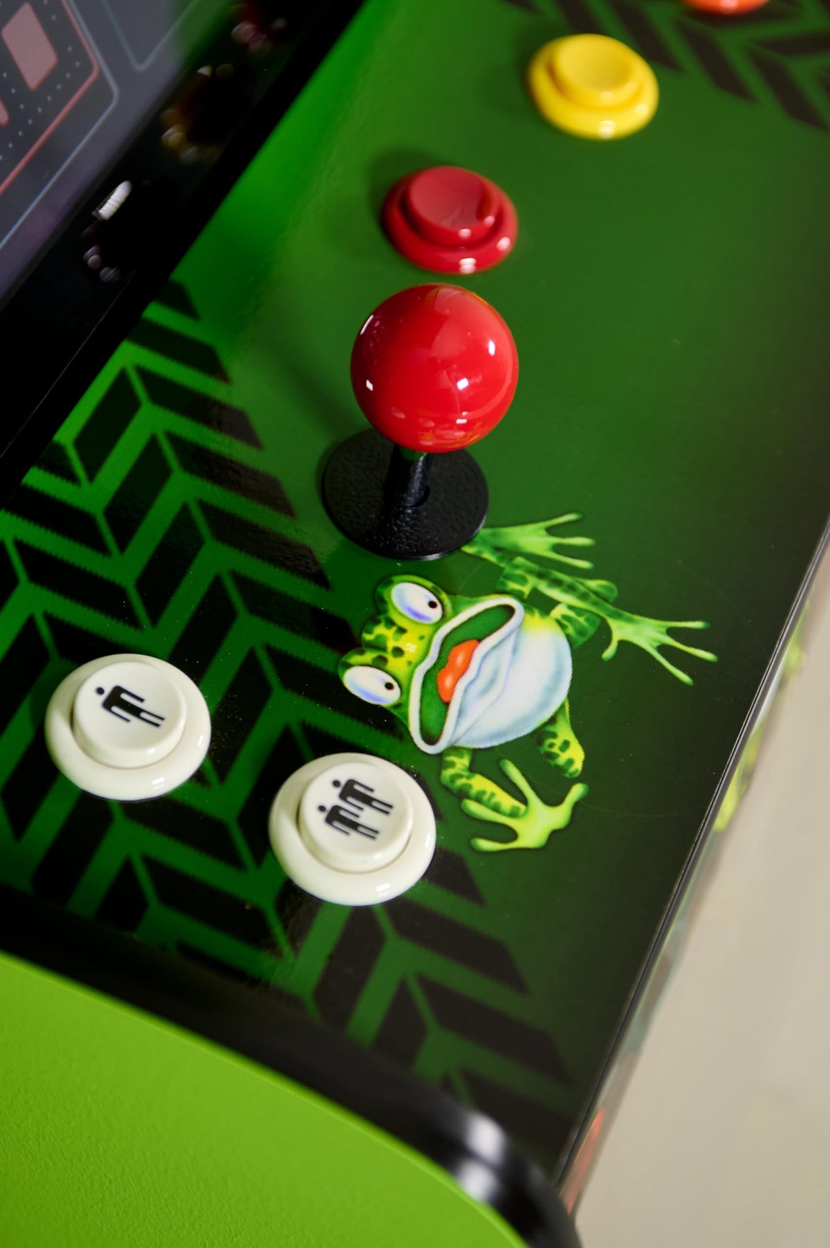 Classic Home Arcade Machine - Tabletop and Bartop - 412 Retro Games - Full Size LCD Screen, Buttons and Joystick (Green)