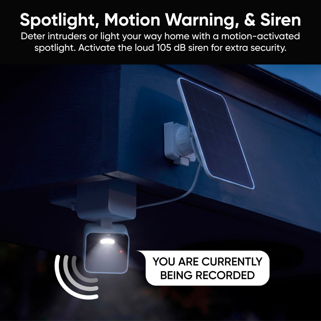 WYZE Solar Cam Pan, 2K Security Cameras Wireless Outdoor,（4-Pack）