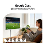 HORION 32" Portable Smart TV , Movable TV, No Battery, Non-Touchscreen