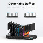 Unitek 5PCS 10 USB Charging Station Multiple Devices for iPad Tablet iPhone