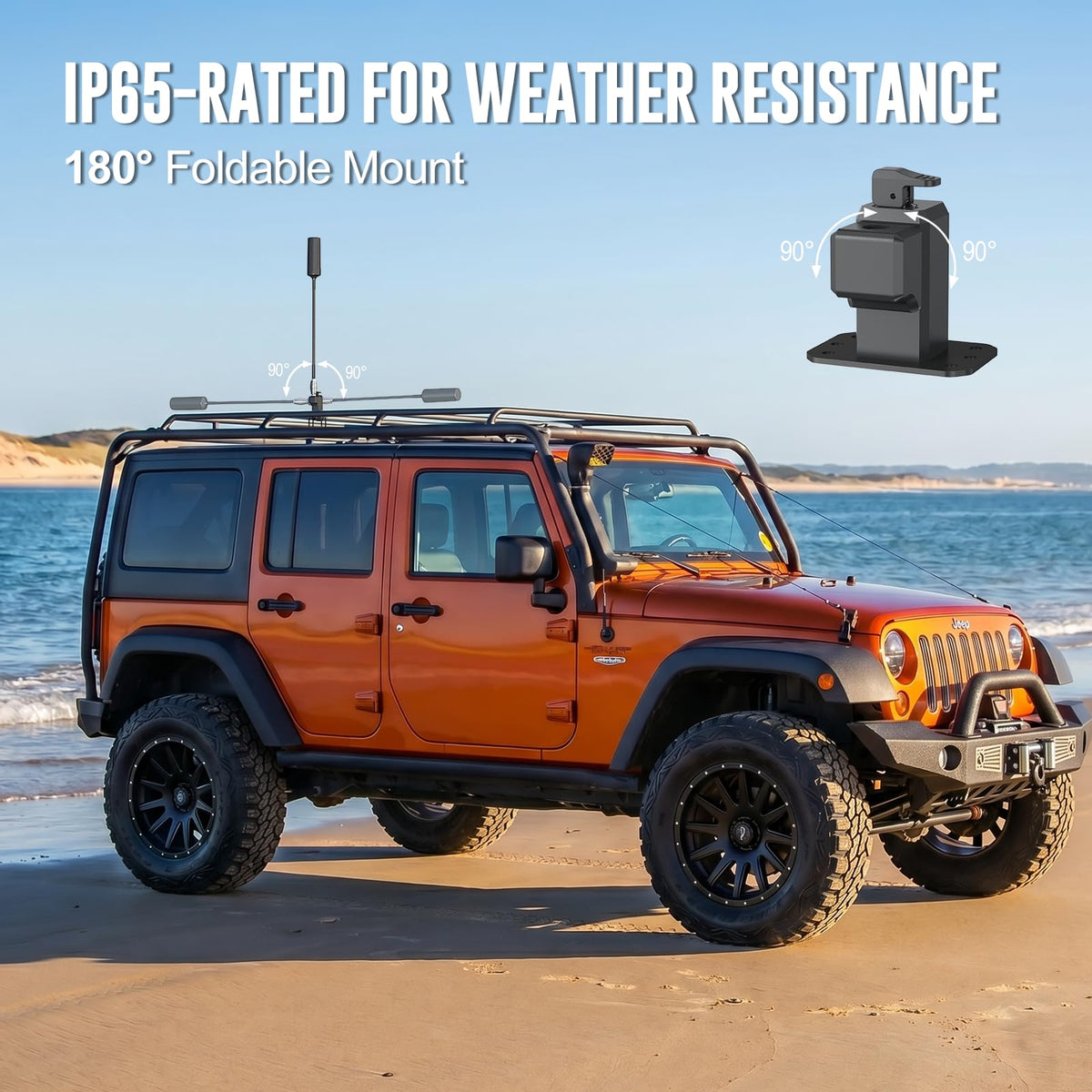 HiBoost Cell Phone Signal Booster for Off Road Vehicles | Boosts 5G & 4G LTE for All Carriers - Verizon, AT&T, T-Mobile & More | FCC Approved