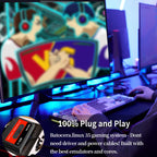 Retro Game Console 2TB External Hard Drive Built-in 52247 Video Games with Batocera 35 Game System Plug and Play, Emulator Compatible with PS2/PS3/MAME/PS1, HDD for Windows PC