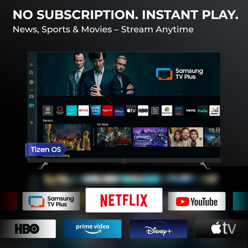 FPD 40 Inch Smart TV 1080p Full HD Powered by Tizen OS Dolby Audio