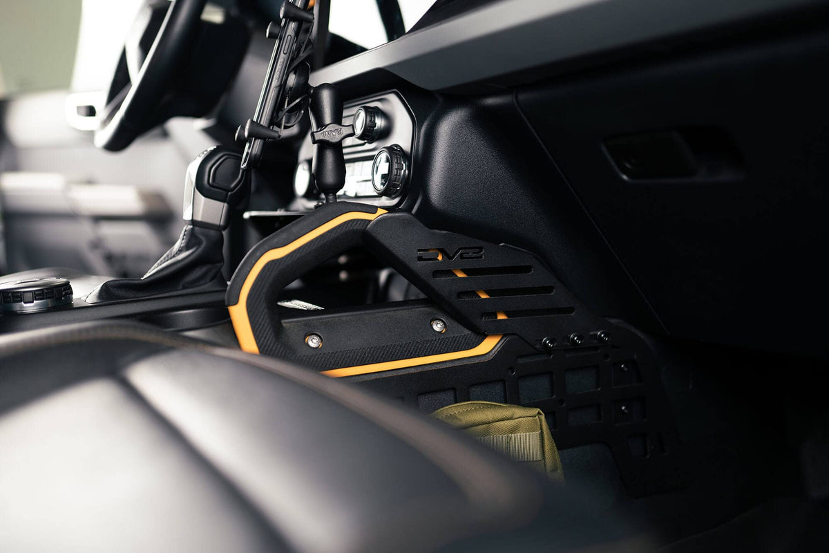 DV8 Center Console Molle Panels & Bridge for 2021-2026 Ford Bronco GPS SUV