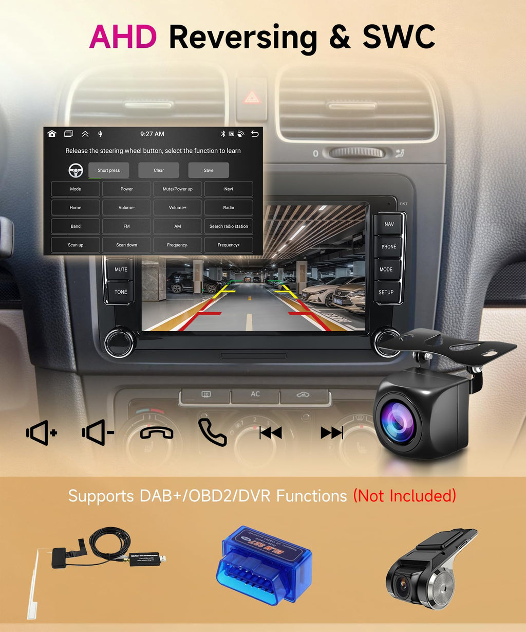 Rimoody 8Core 6G+128G Car Stereo Radio For VW Passat Jetta Golf MK5 MK6 EOS