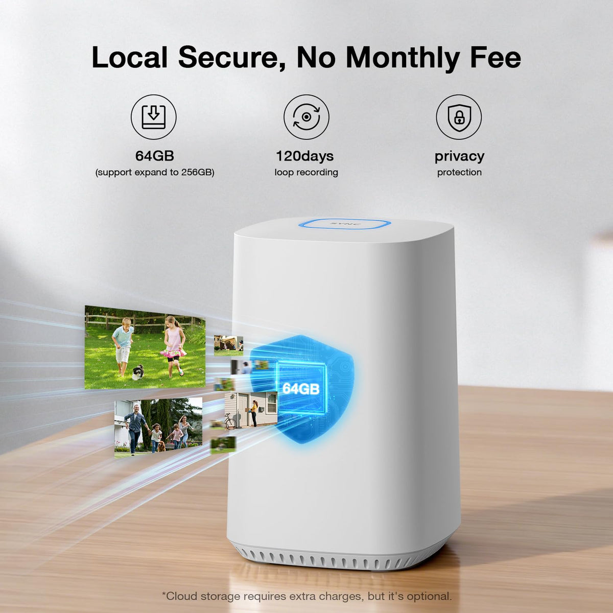 2K/4MP Home Security Camera System, 2.4G & 5GHz Wi-Fi Connected