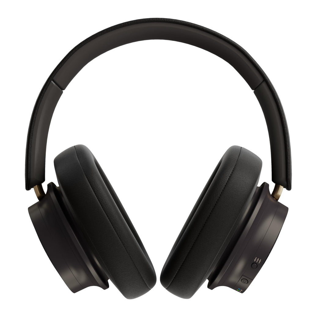 DALI IO-12 Wireless Noise Cancelling Leather Headphones - Dark Chocolate