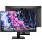 LG 27 Inch IPS Monitor, Full HD (1920 x 1080) Display, 120Hz, 1ms MBR, 99% sRGB, HDR10, WebOS, Tilt Adjustable, HDMI x 1, Borderless Display for Gaming and Office