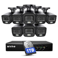 ANNKE 3K Lite Wired Security Camera System Outdoor, 8x 2MP Cameras, 1TB HDD
