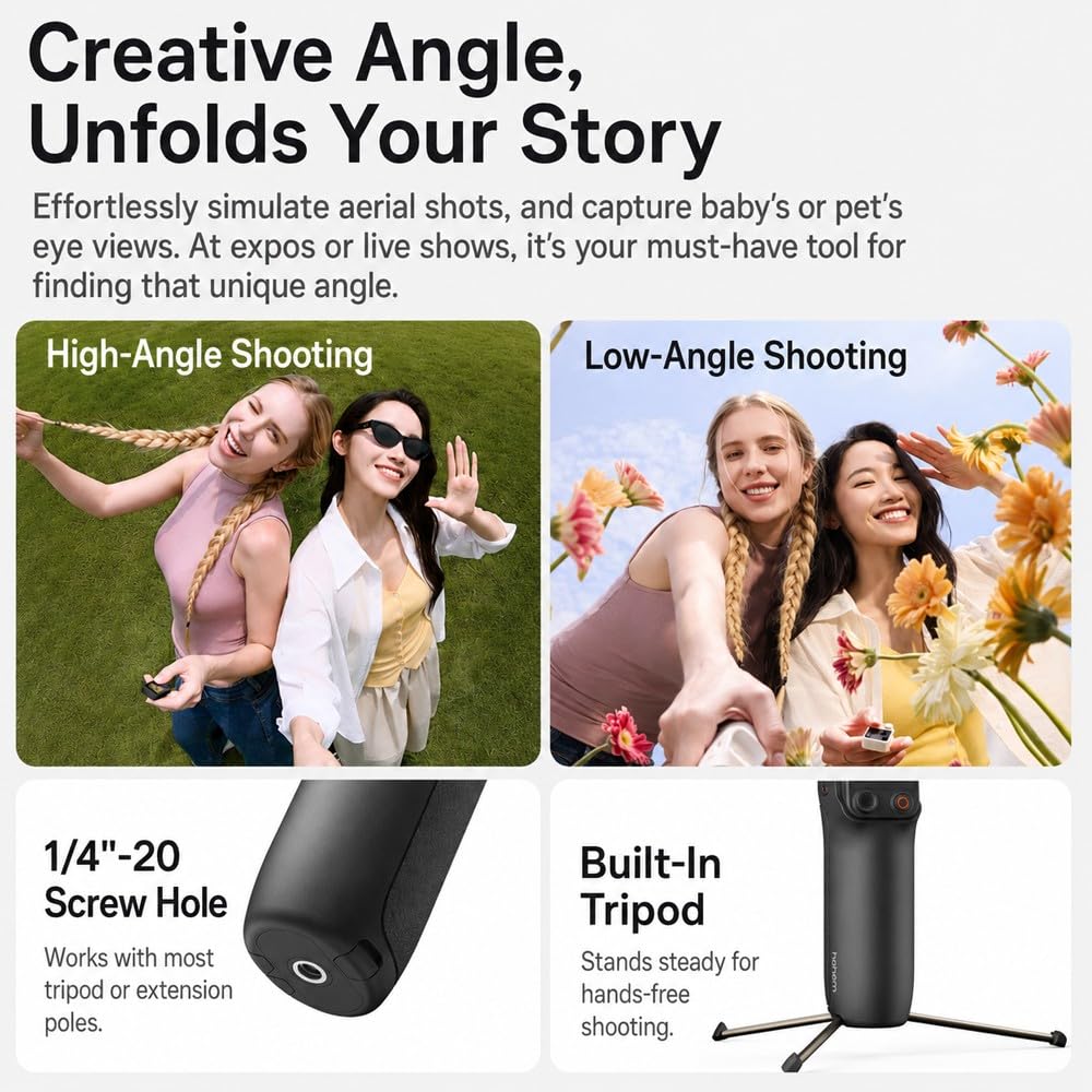 hohem iSteady V3 Ultra Gimbal Stabilizer for iPhone Gimbal with AI Tracking