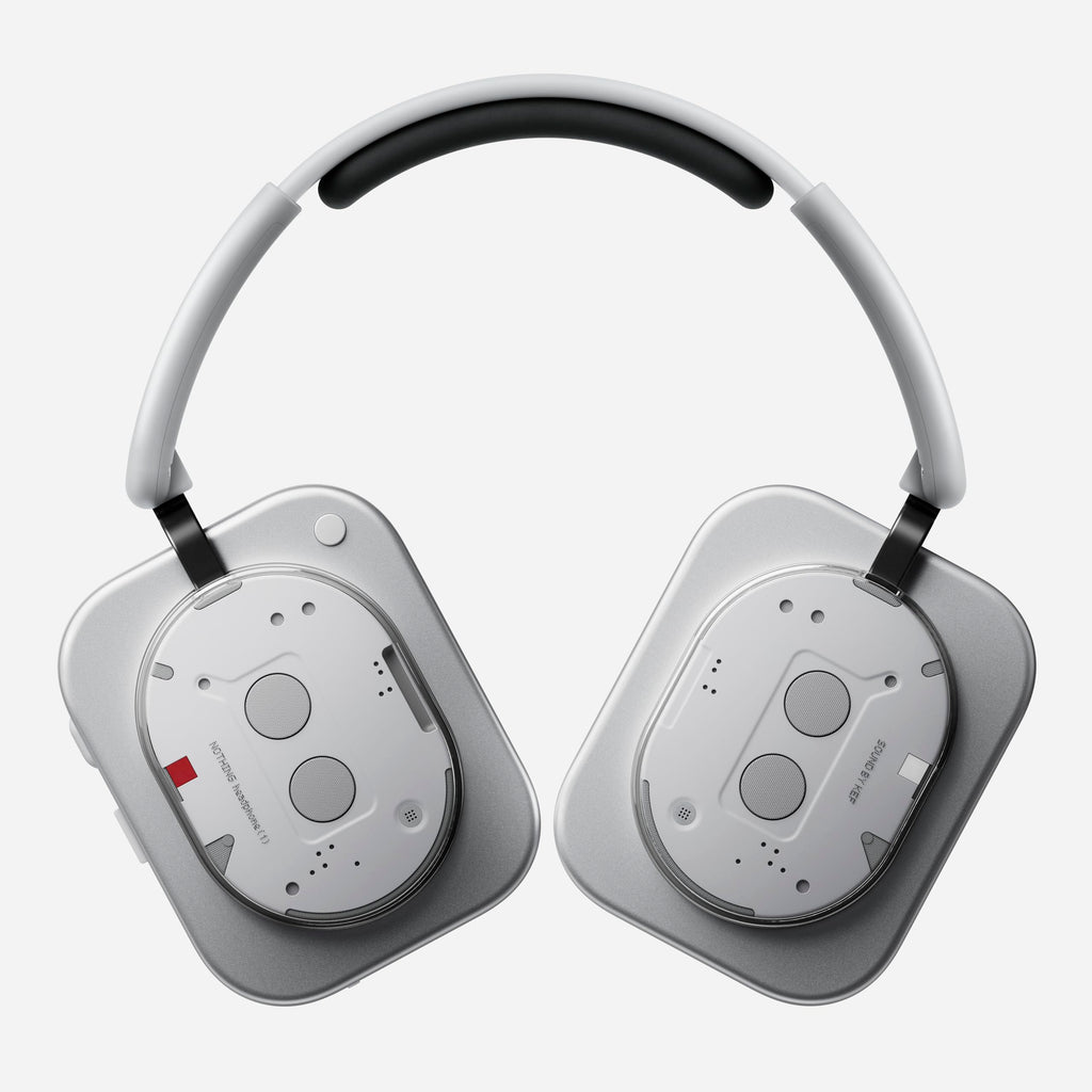Nothing Headphone (1) Hybrid Active Noise Cancelling Headphones, Wireless Over-Ear Headphones with 6 Mics, 80Hrs Playtime, Hi-Res Audio, KEF-Tuned, Spatial Sound, Comfort Fit & Fast Charging White