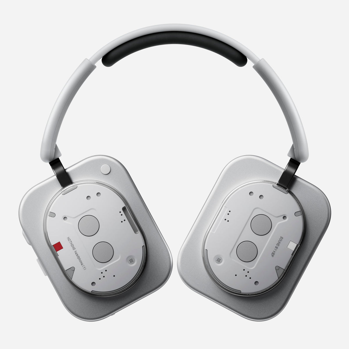 Nothing Headphone (1) Hybrid Active Noise Cancelling Headphones, Wireless Over-Ear Headphones with 6 Mics, 80Hrs Playtime, Hi-Res Audio, KEF-Tuned, Spatial Sound, Comfort Fit & Fast Charging White