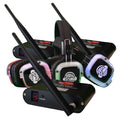 50 Pack Silent Disco LED Headphone Package (50 RF Headphones, 3 Transmitters)