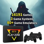 Game Console HDD with 3 Game Systems, Video Game Console with Built in 16191 Games, Emulator Console has 80+ Emulators, Game SSD for PC