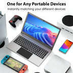 ELECROW 15.6" Portable Monitor with Keyboard, Lapdock 1080P FHD IPS Display